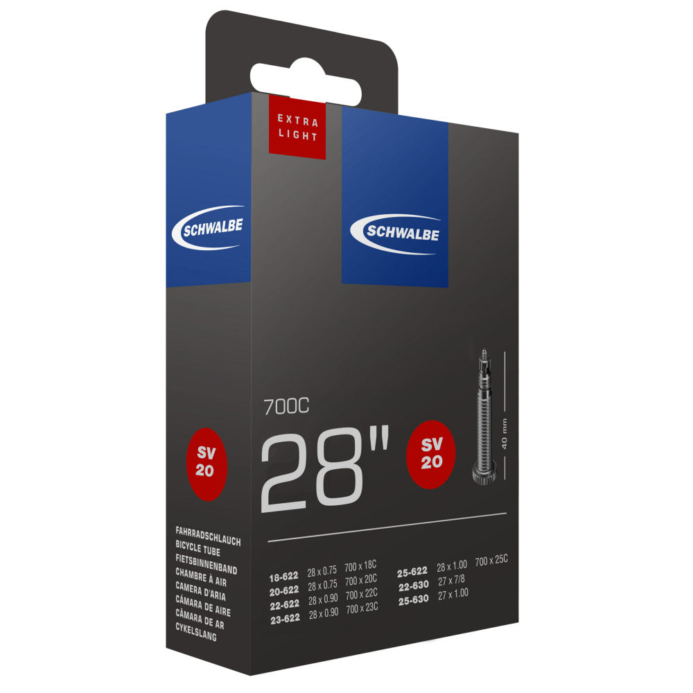 Schwalbe SCHWALBE SCHLAUCH NR. 20 EXTRA LIGHT (28"/700C) Auslauf