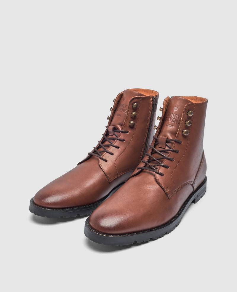 Shoepassion Wallace PDB Derby Boot in Dunkelbraun - Henry Stevens Shoepassion Kostenlose Rückgabe