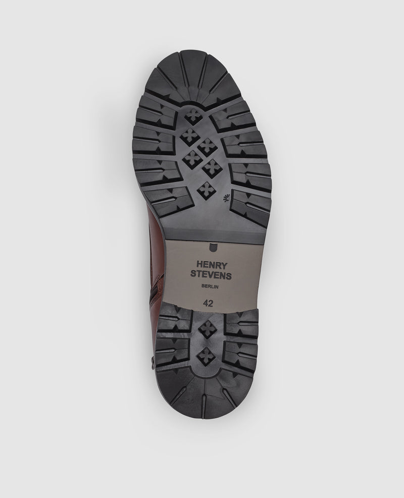 Shoepassion Wallace PDB Derby Boot in Dunkelbraun - Henry Stevens Shoepassion Kostenlose Rückgabe