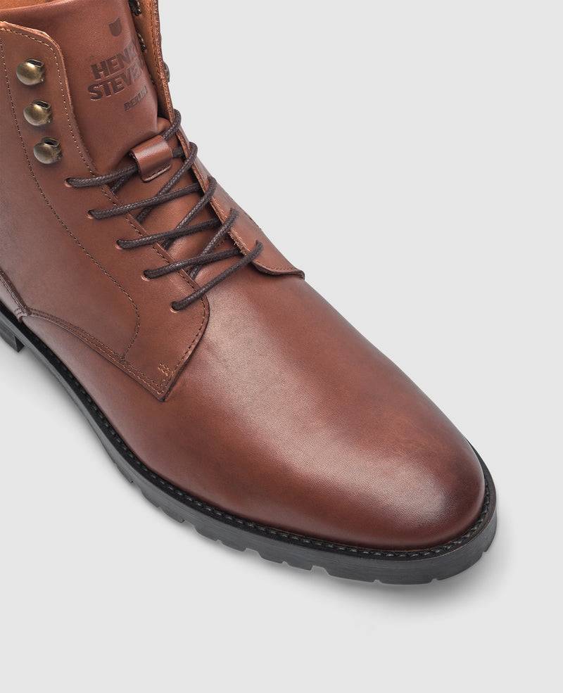 Shoepassion Wallace PDB Derby Boot in Dunkelbraun - Henry Stevens Shoepassion Kostenlose Rückgabe