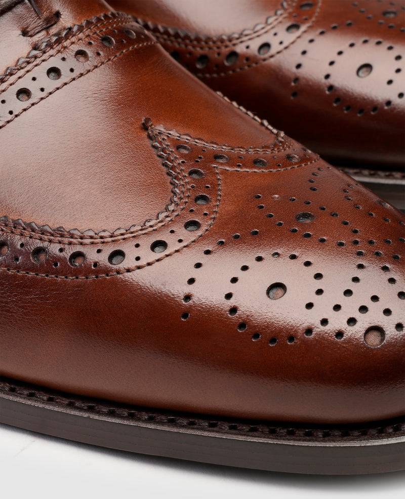 Shoepassion Rahmengenähter Full-Brogue Oxford Herrenschuh Henry Stevens Shoepassion Zeitbegrenzte Promotion