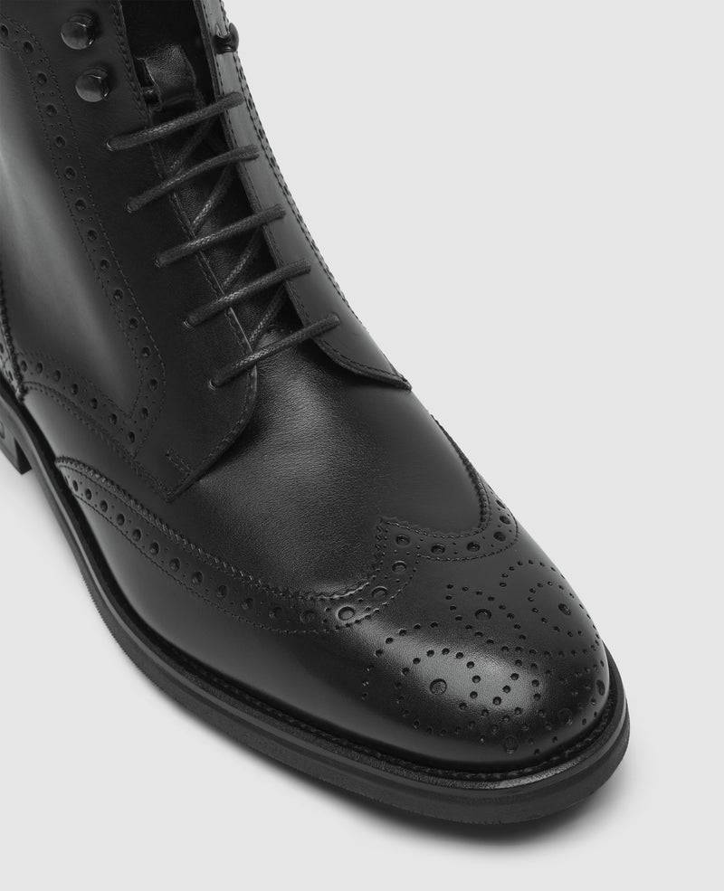 Shoepassion Winston FBDB2 Derby Boot in Schwarz - Henry Stevens Shoepassion Bis zu 60% Rabatt