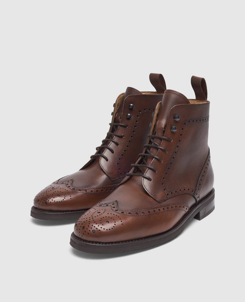 Shoepassion Winston FBDB2 Derby Boot in Mittelbraun - Henry Stevens Shoepassion Bis zu 65% Rabatt