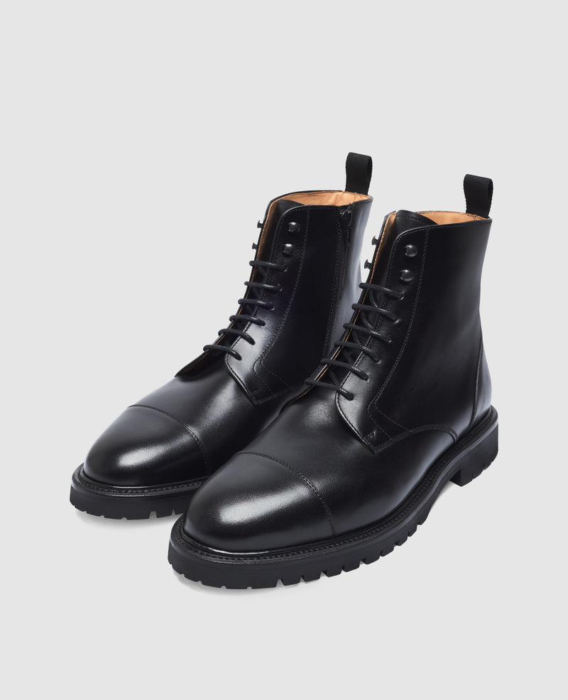 Shoepassion Jones CDB3 Derby Boot in Schwarz - Henry Stevens Shoepassion Nur für heute
