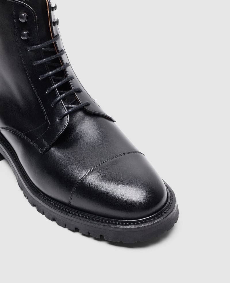 Shoepassion Jones CDB3 Derby Boot in Schwarz - Henry Stevens Shoepassion Nur für heute