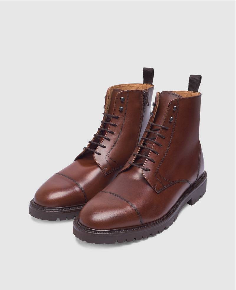 Shoepassion Jones CDB3 Derby Boot in Mittelbraun - Henry Stevens Shoepassion Sonderangebot der Fabrik