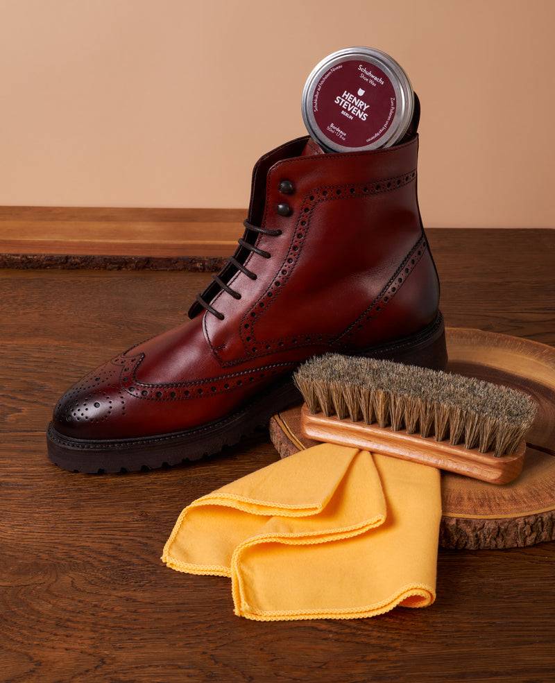 Shoepassion Rosshaarbürste-Dunkel für Lederschuhe von Henry Stevens Shoepassion Nur noch ein Tag übrig