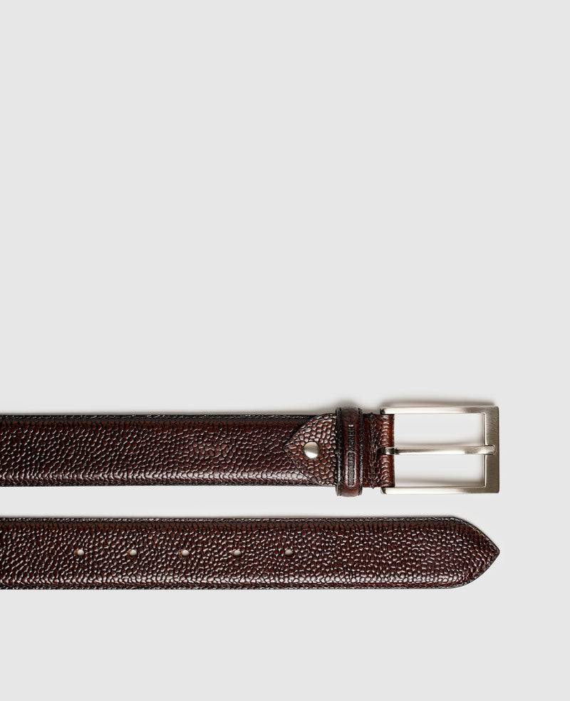 Shoepassion Markanter Herrengürtel aus Scotchgrain Leder Henry Stevens Shoepassion Nur für heute