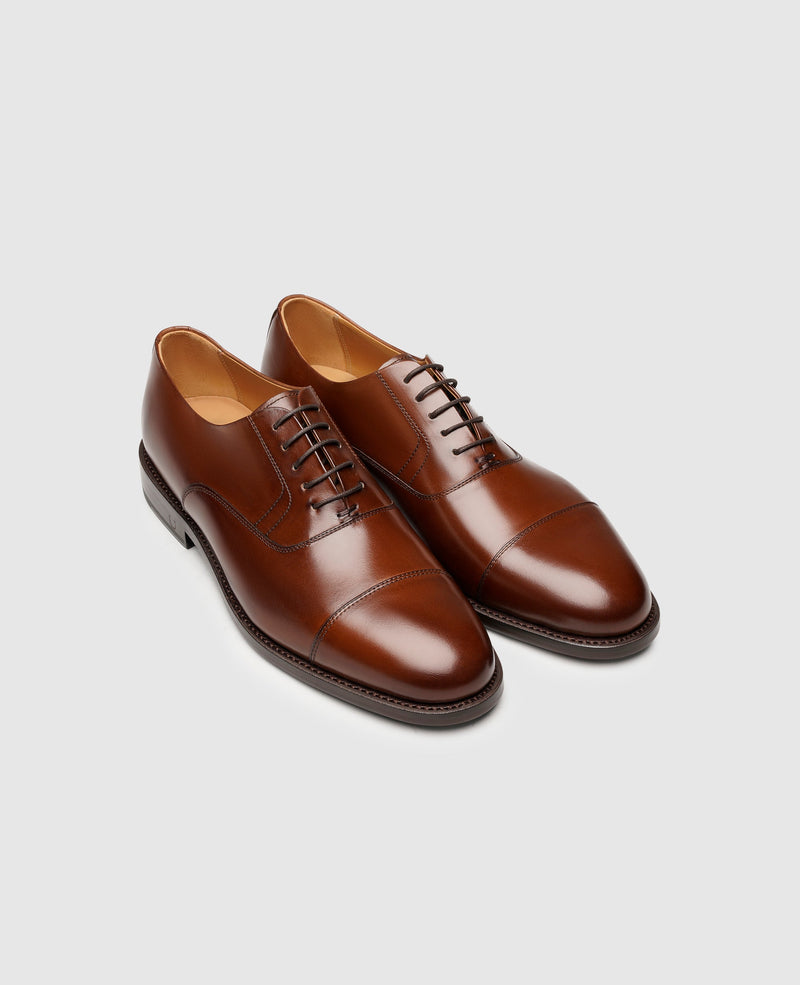 Shoepassion Rahmengenähter Captoe Oxford Herrenschuh Henry Stevens Shoepassion im Angebot