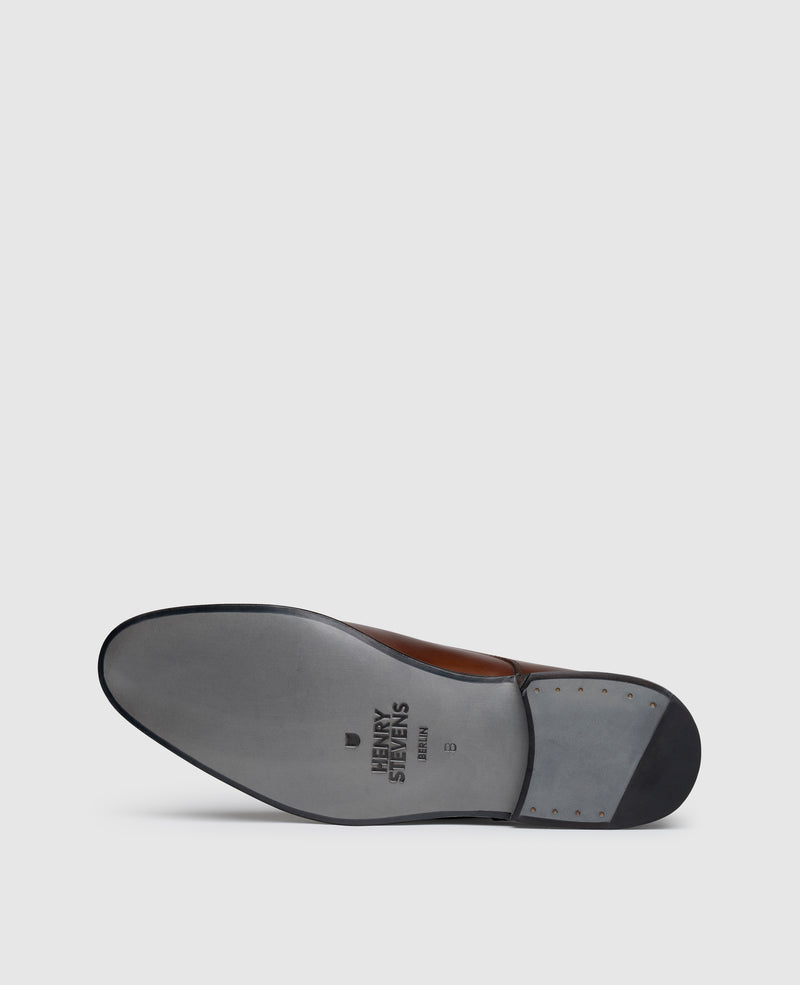 Shoepassion Rahmengenähter Plain Derby Herrenschuh aus Leder Henry Stevens Shoepassion Günstiger Verkauf