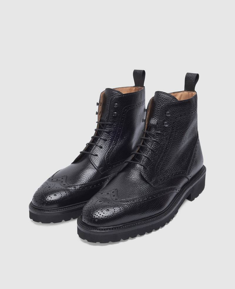 Shoepassion Winston FBDB6 Derby Boot in Schwarz - Henry Stevens Shoepassion Kostenloser Versand