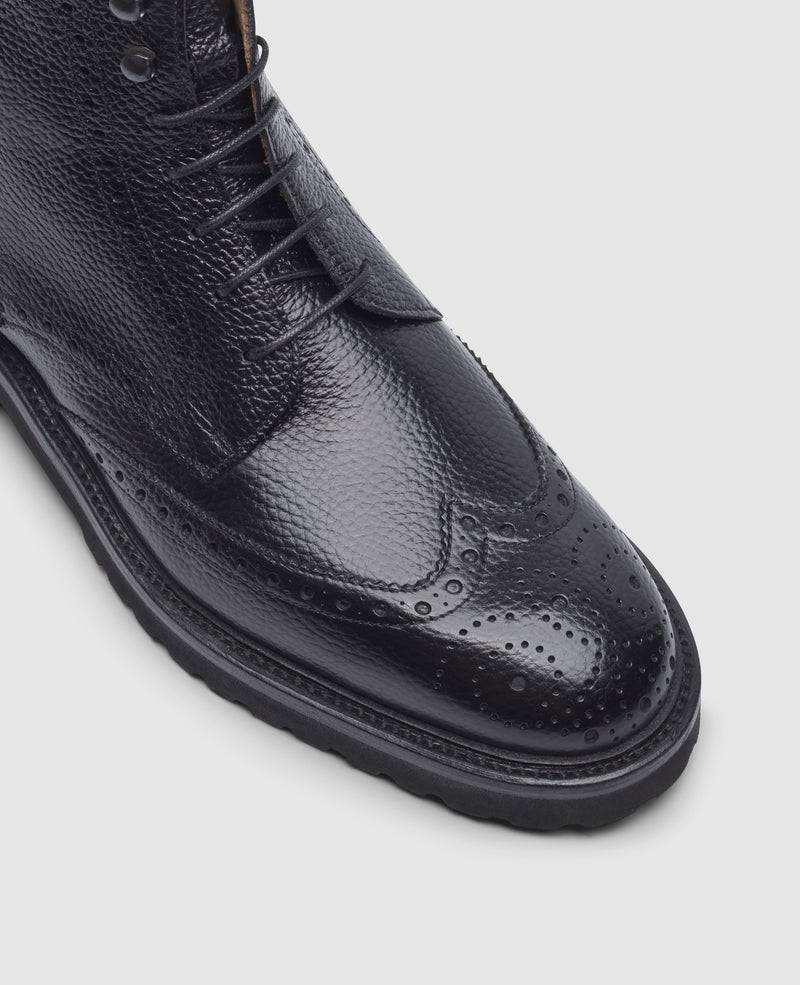 Shoepassion Winston FBDB6 Derby Boot in Schwarz - Henry Stevens Shoepassion Kostenloser Versand