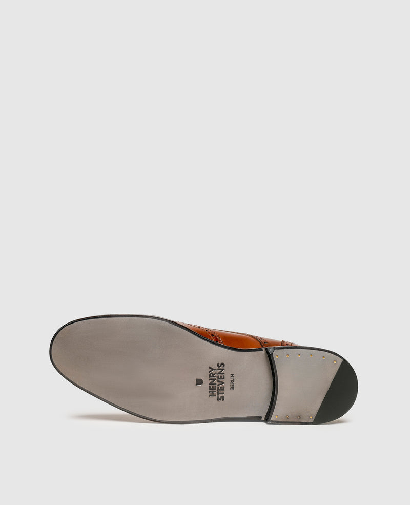 Shoepassion Rahmengenähte Full-Brogue Derby Herrenschuhe mit Glattleder Shoepassion Limitierter Zeitrabatt