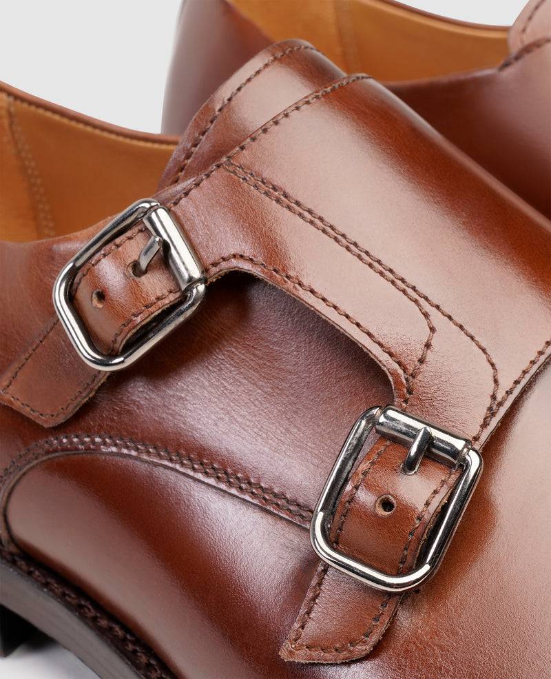 Shoepassion Rahmengenähter Doppel-Monkstrap Herrenschuh Henry Stevens Shoepassion Fabrikpreis