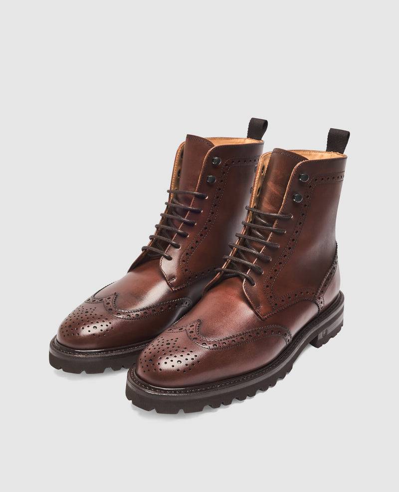Shoepassion Bonnie FBDB5 Derby Boot in Mittelbraun - Henry Stevens Shoepassion Saisonschlussverkauf