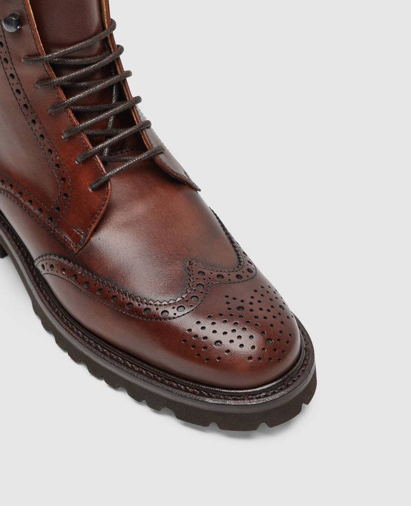 Shoepassion Bonnie FBDB5 Derby Boot in Mittelbraun - Henry Stevens Shoepassion Saisonschlussverkauf
