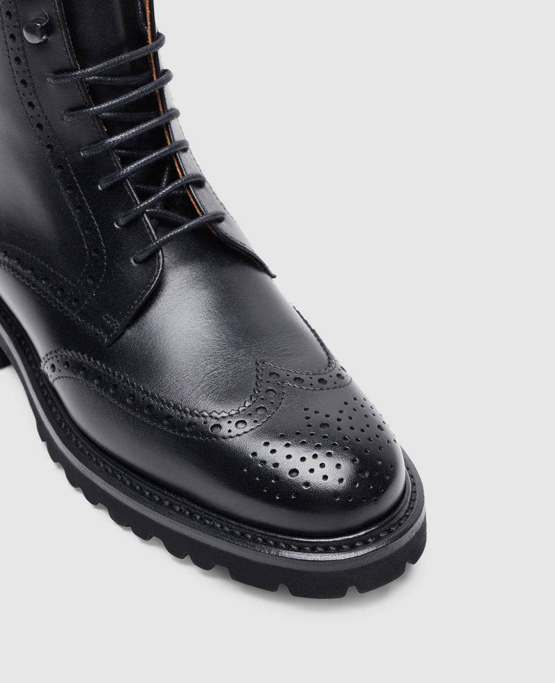 Shoepassion Bonnie FBDB5 Derby Boot in Schwarz - Henry Stevens Shoepassion Black Friday