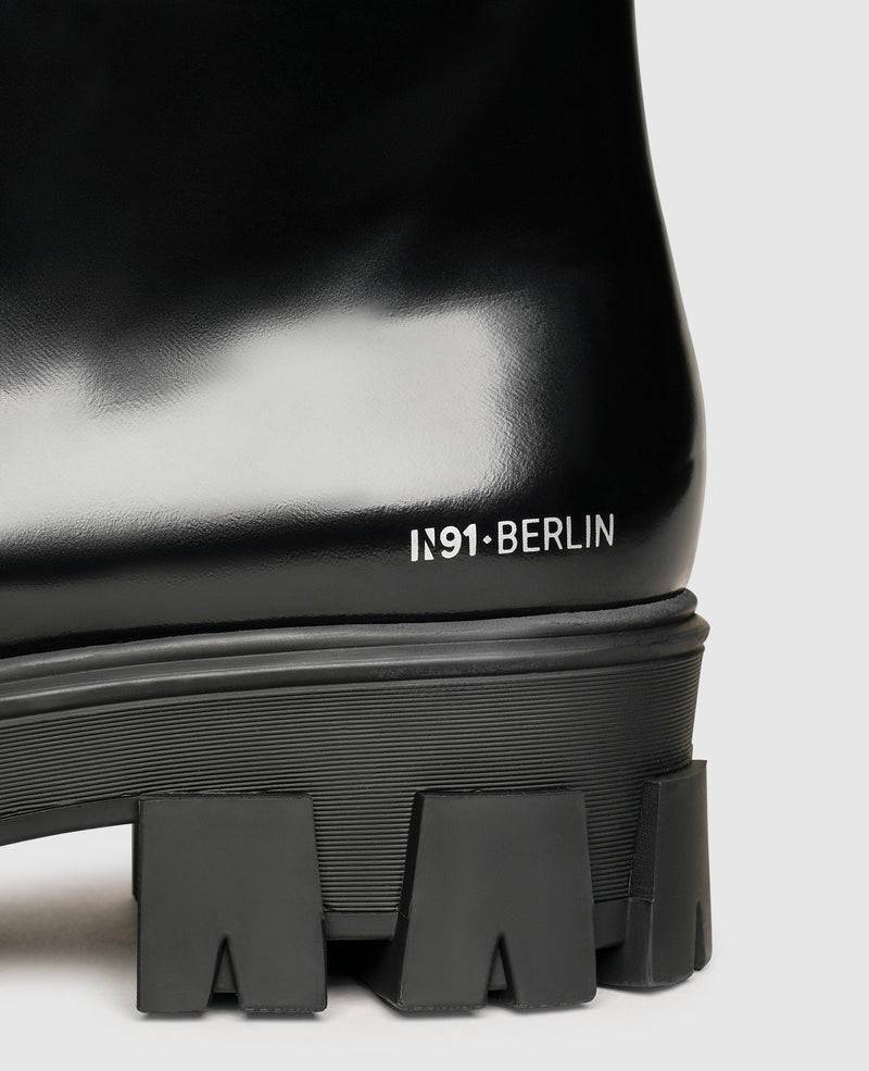 Shoepassion Leder-Schnürstiefelette mit Plateausohle für Damen N91 Shoepassion Große Rabatte
