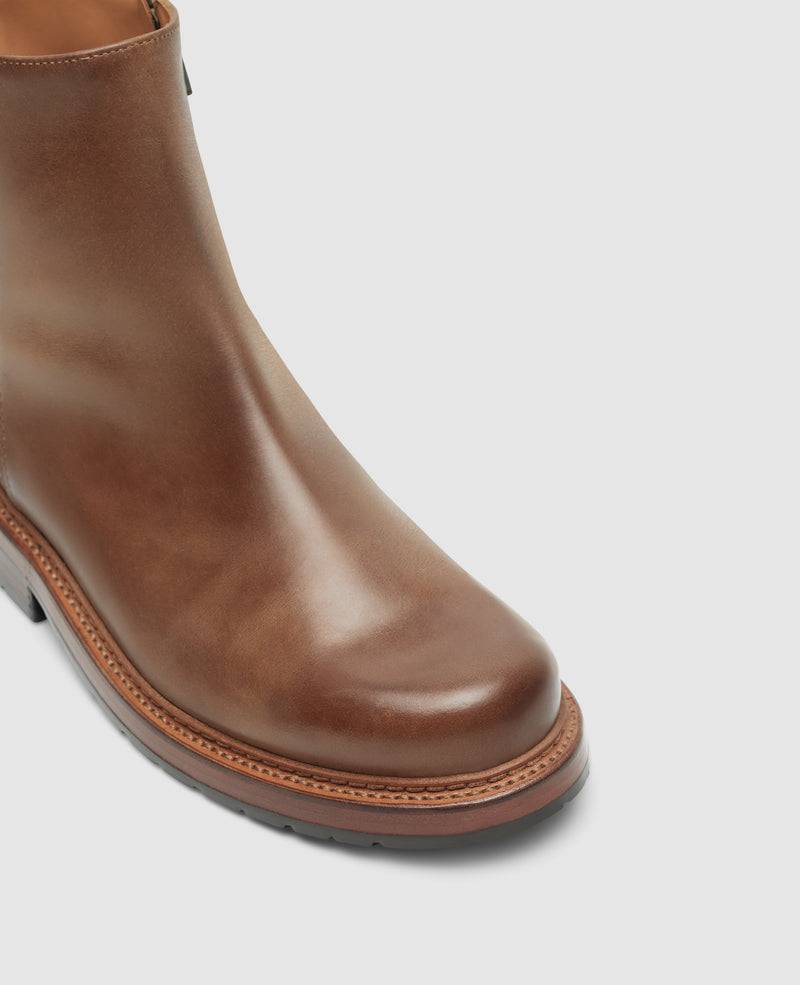 Shoepassion Rio Plain H Stiefelette in Caramel - Heinrich Dinkelacker Shoepassion Nur für heute