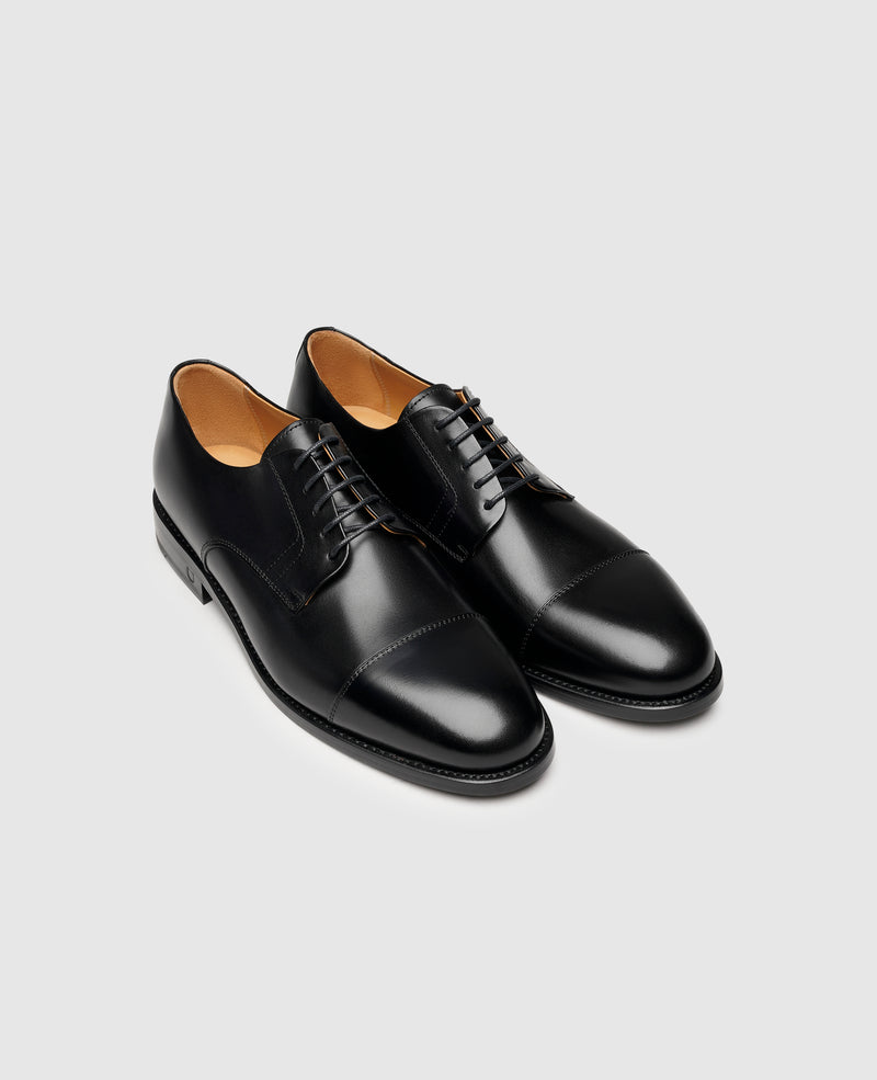 Shoepassion Rahmengenähter Captoe Derby Herrenschuh aus Leder Henry Stevens Shoepassion Discount Store für neue Produkte