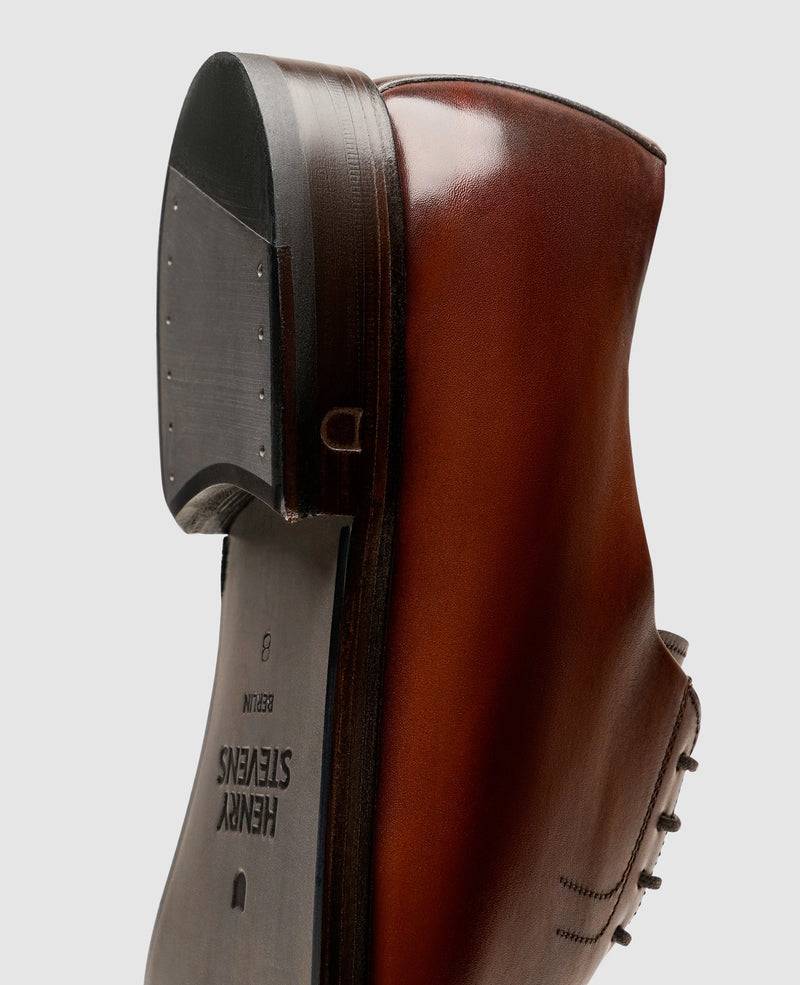 Shoepassion Rahmengenähter Herren Wholecut mit Patina Henry Stevens Shoepassion Black Friday Preise