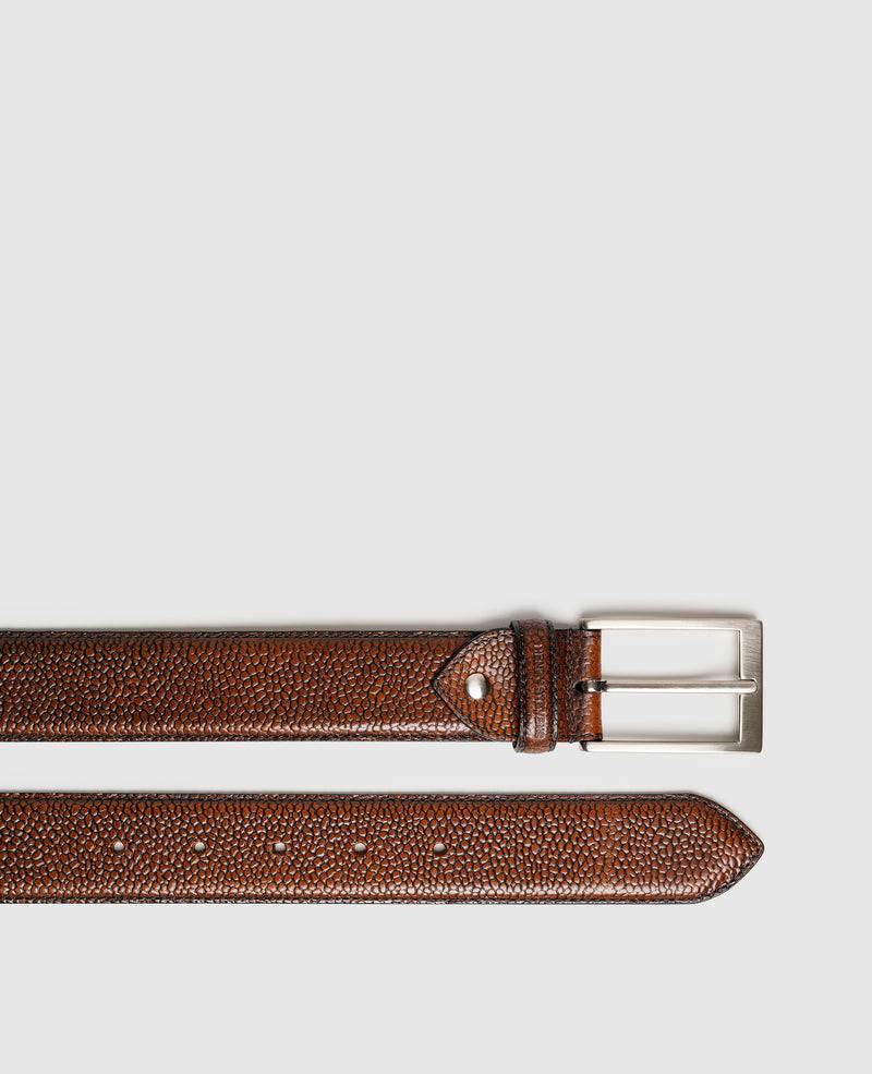 Shoepassion Markanter Herrengürtel aus Scotchgrain Leder Henry Stevens Shoepassion Black Friday Preise