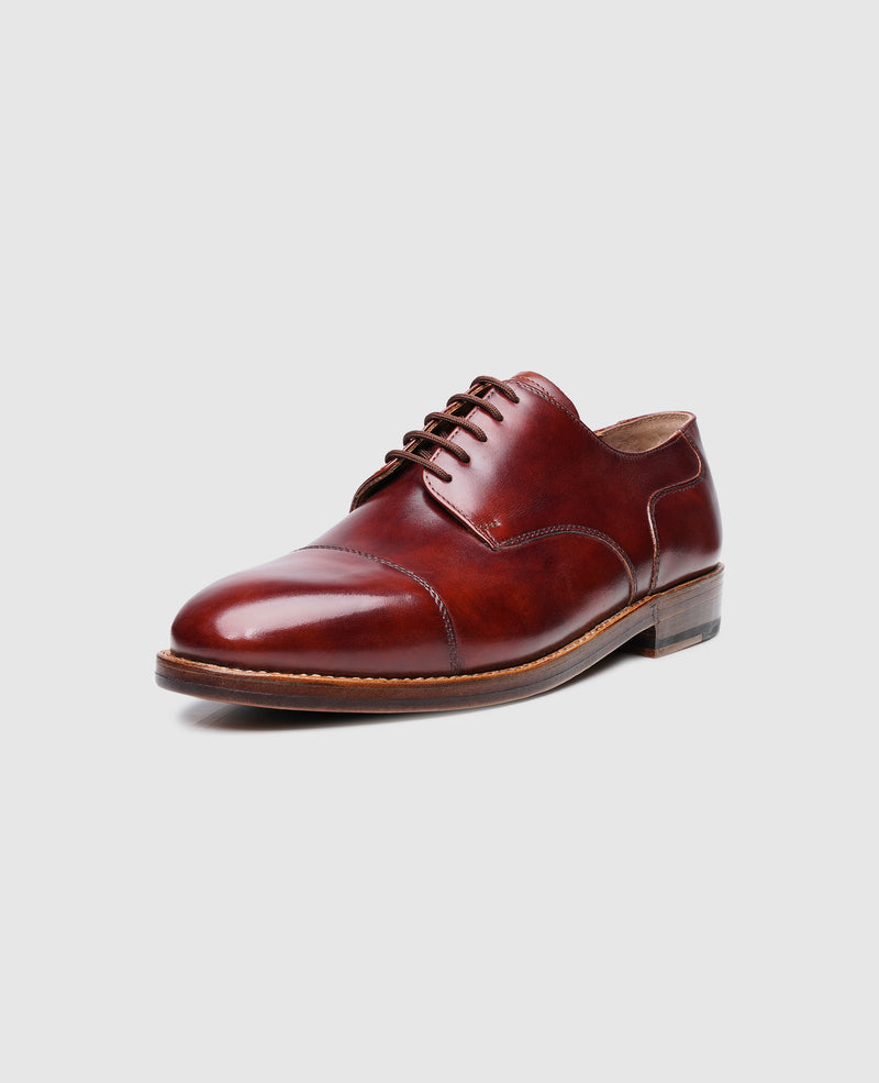 Shoepassion Heinrich Dinkelacker Captoe Derby aus Toscana Calf Shoepassion Große Rabatte