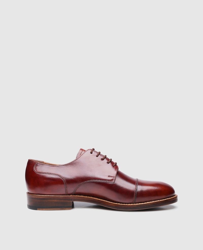 Shoepassion Heinrich Dinkelacker Captoe Derby aus Toscana Calf Shoepassion Große Rabatte