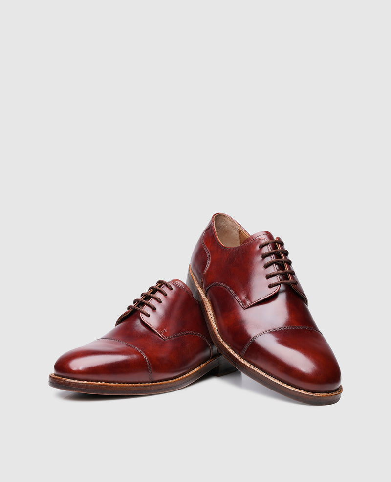 Shoepassion Heinrich Dinkelacker Captoe Derby aus Toscana Calf Shoepassion Große Rabatte
