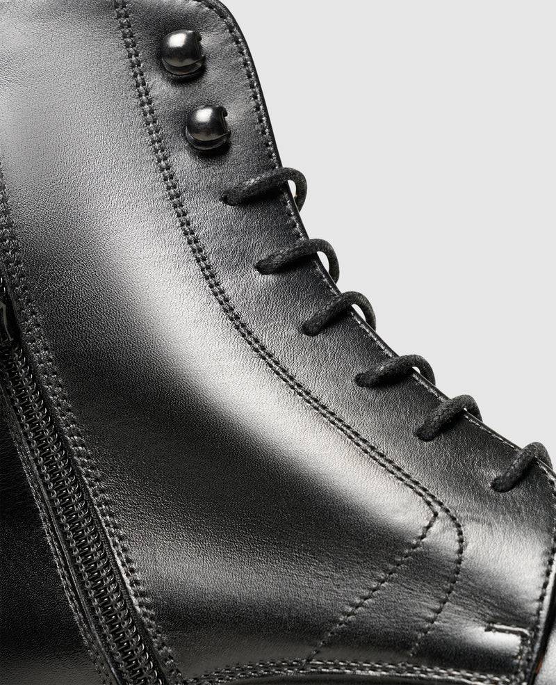 Shoepassion Rahmengenähte Herren-Schnürboots aus Glattleder Henry Stevens Shoepassion Kostenlose Rückgabe