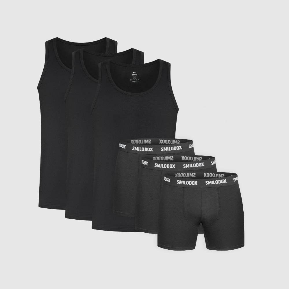 Smartsleep Modal Boxershorts & Unterhemd 3er Pack