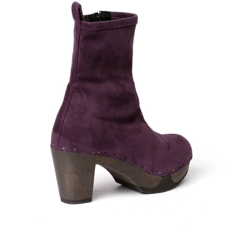 Softclox FABIA vegan Velourseffekt viola (dunkel) Sonderangebot der Fabrik