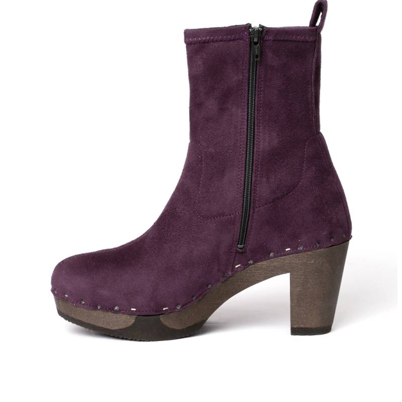 Softclox FABIA vegan Velourseffekt viola (dunkel) Sonderangebot der Fabrik
