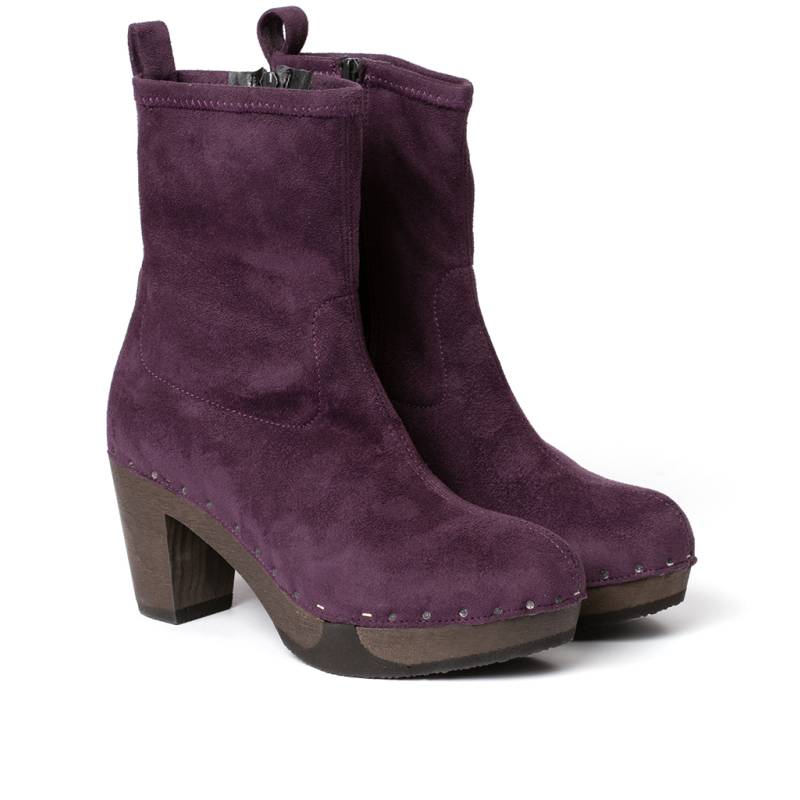 Softclox FABIA vegan Velourseffekt viola (dunkel) Sonderangebot der Fabrik