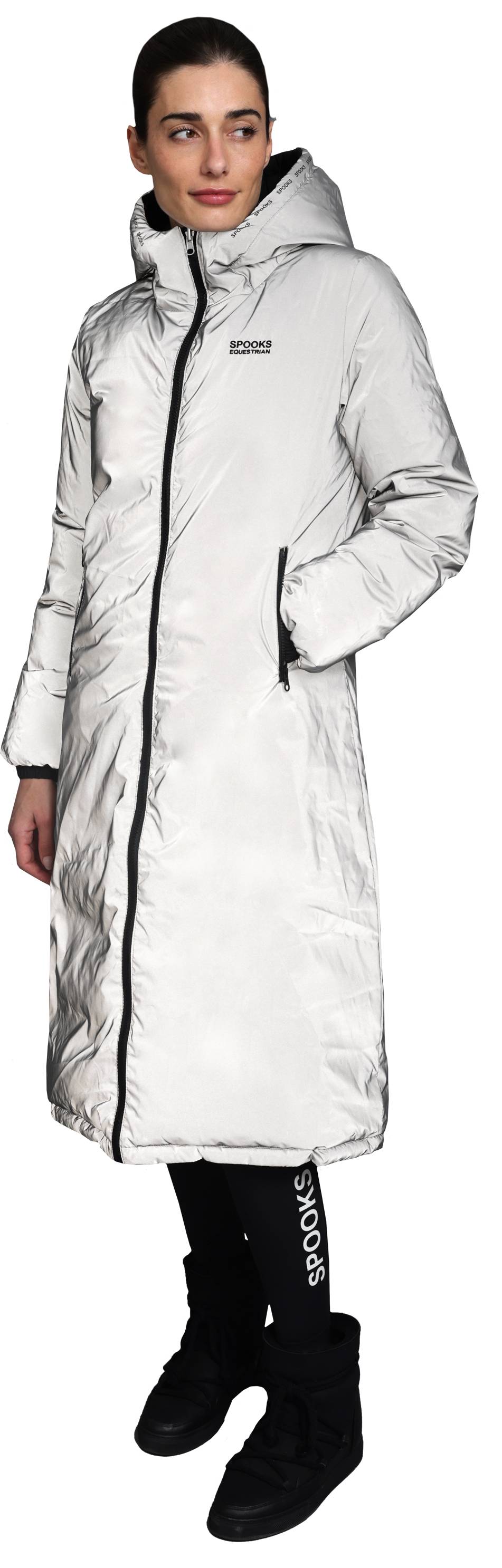 Spooks Lanah Reversible Long Coat Reflective