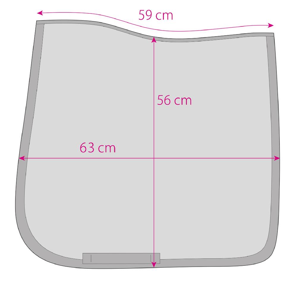 Spooks Dressage Pad Patch Shiny