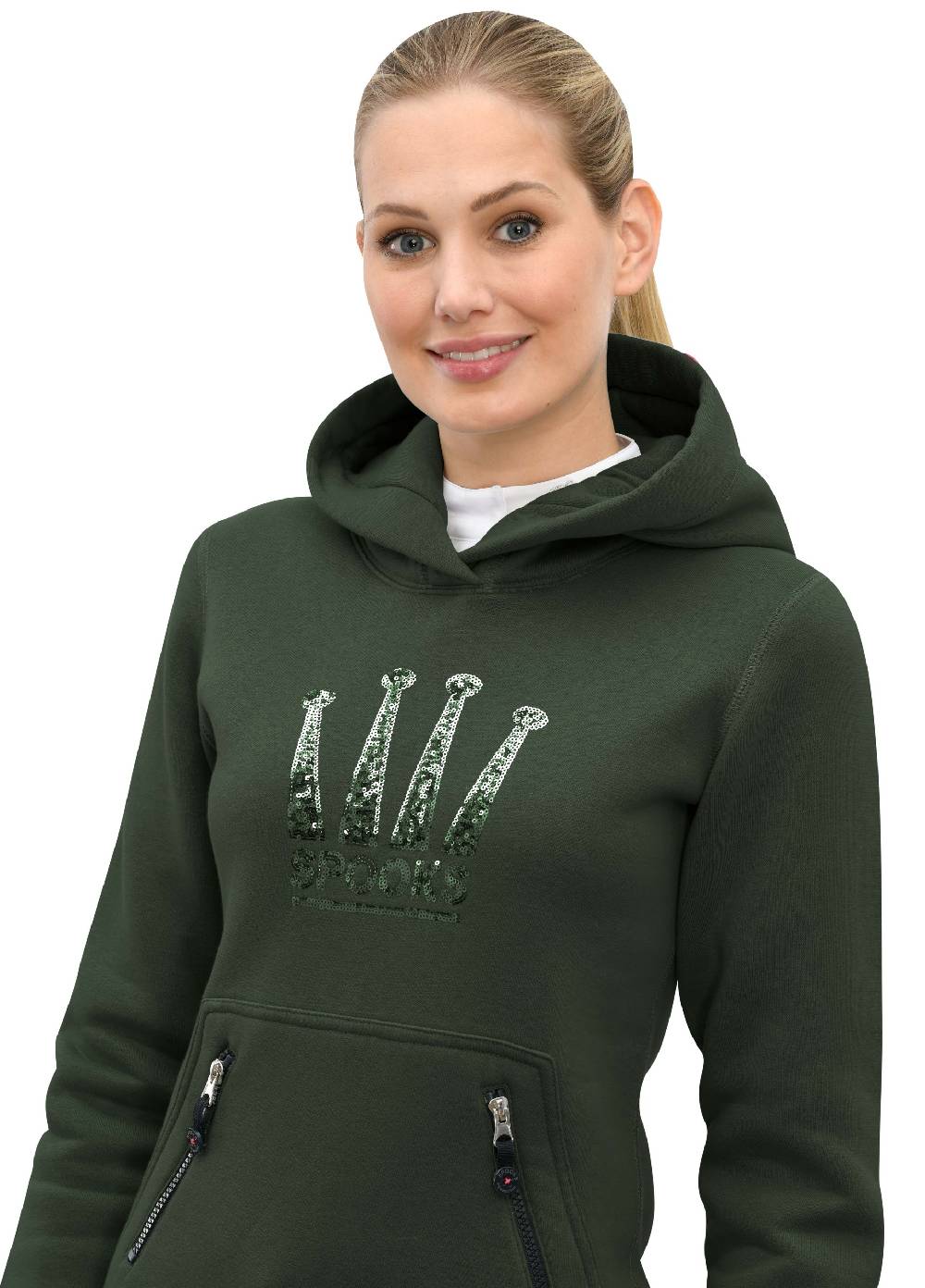 Spooks Crown Sequin Hoody Flash Sale