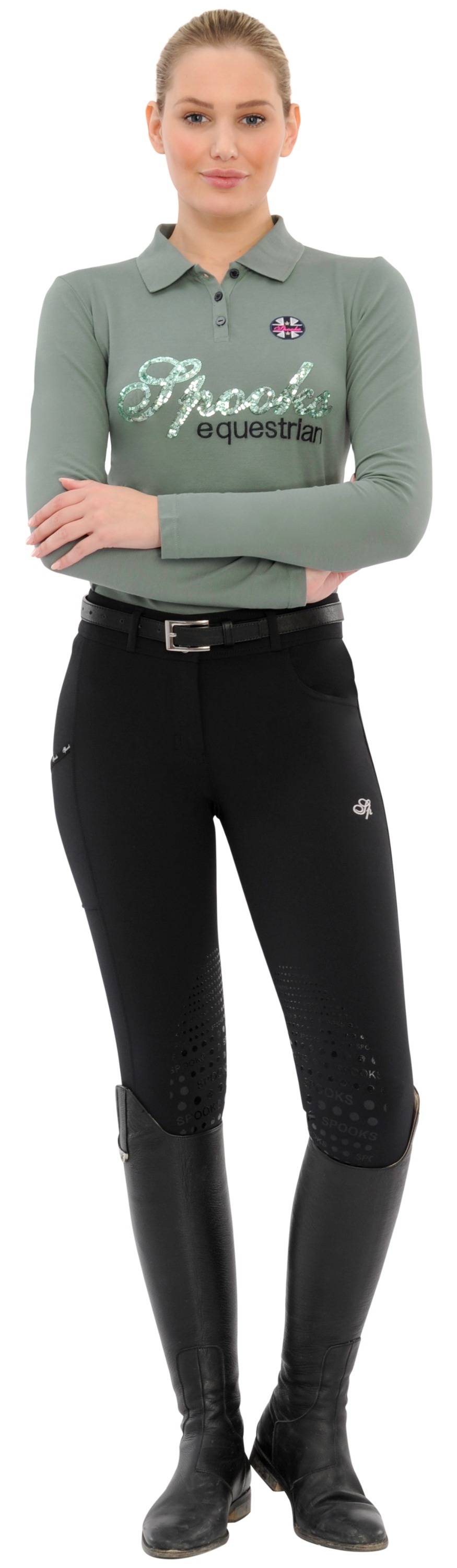 Spooks Roxie Sequin Polo Longsleeve