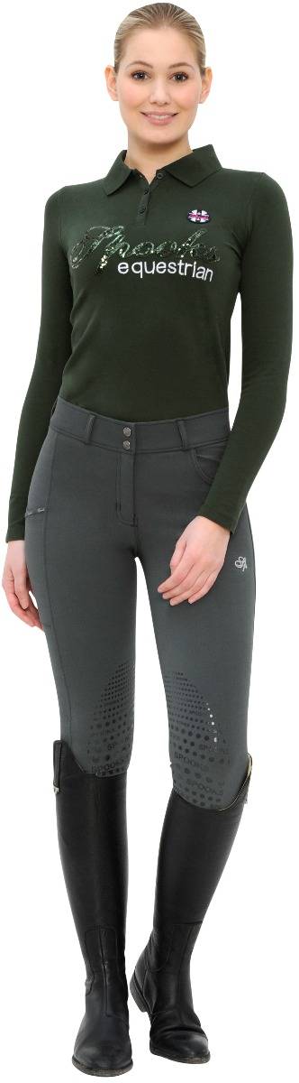Spooks Roxie Sequin Polo Longsleeve Online Shopping