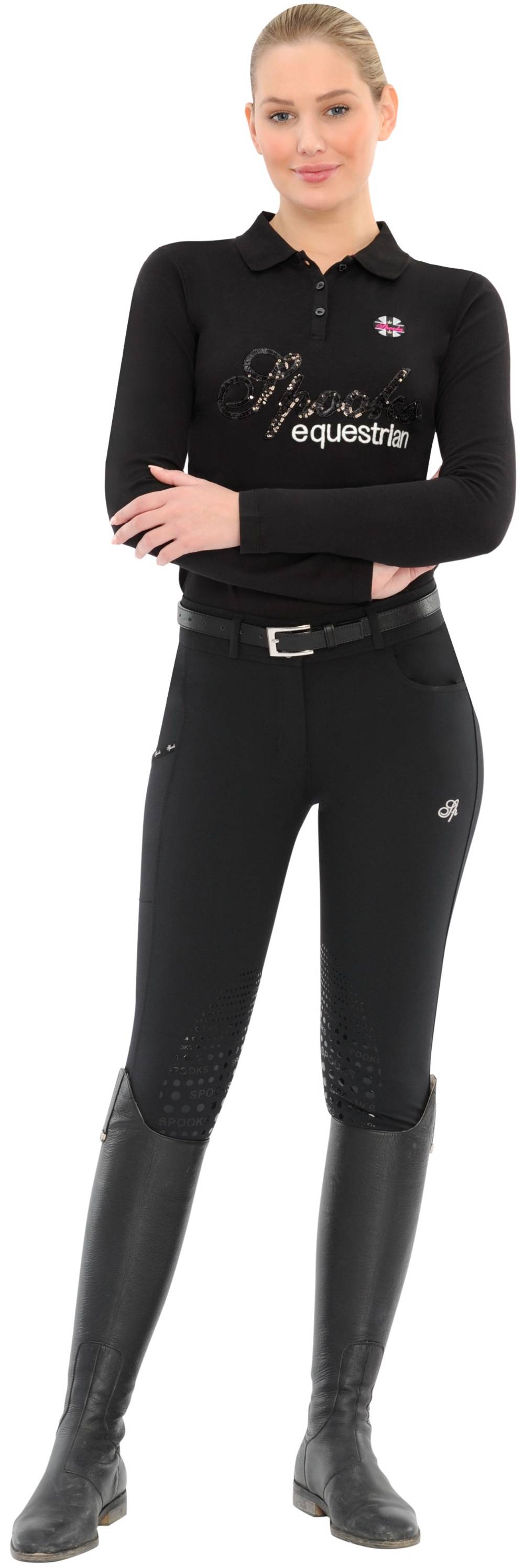 Spooks Roxie Sequin Polo Longsleeve Super Sparpreis