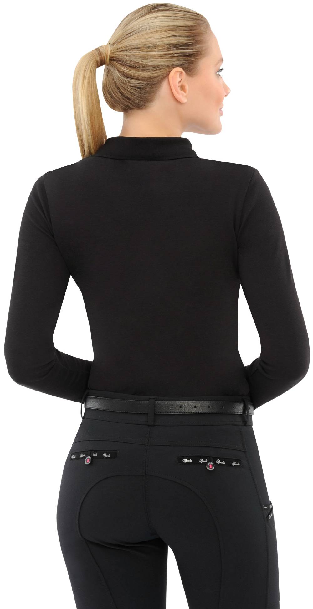 Spooks Roxie Sequin Polo Longsleeve Super Sparpreis