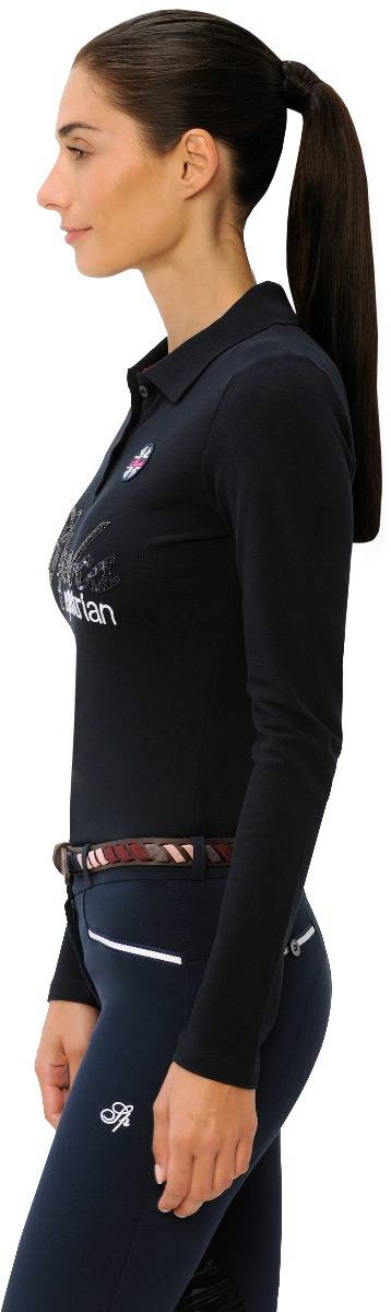 Spooks Roxie Sequin Polo Longsleeve Nur für heute