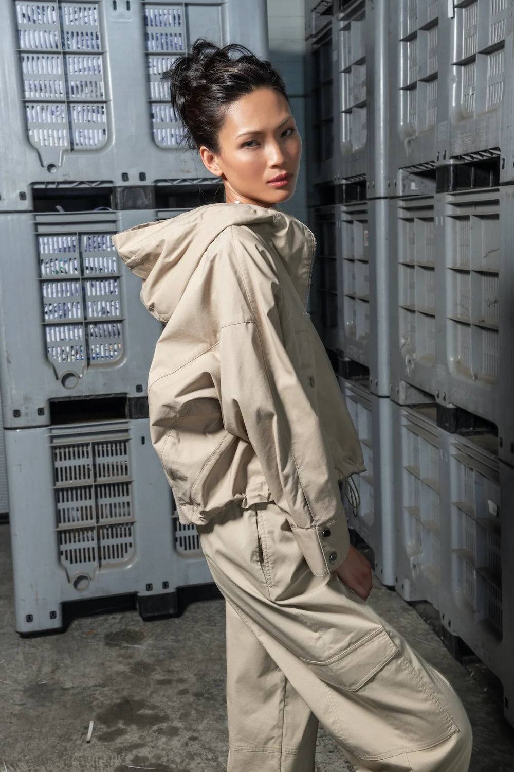 Spoon Golf Short Hoodie Parka