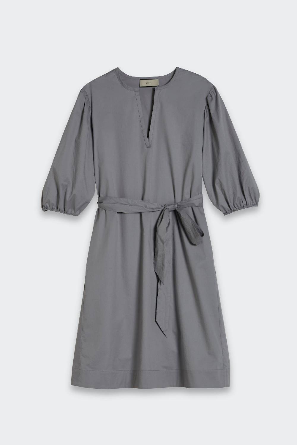 Spoon Golf Gathered Sleeves Poplin Dress