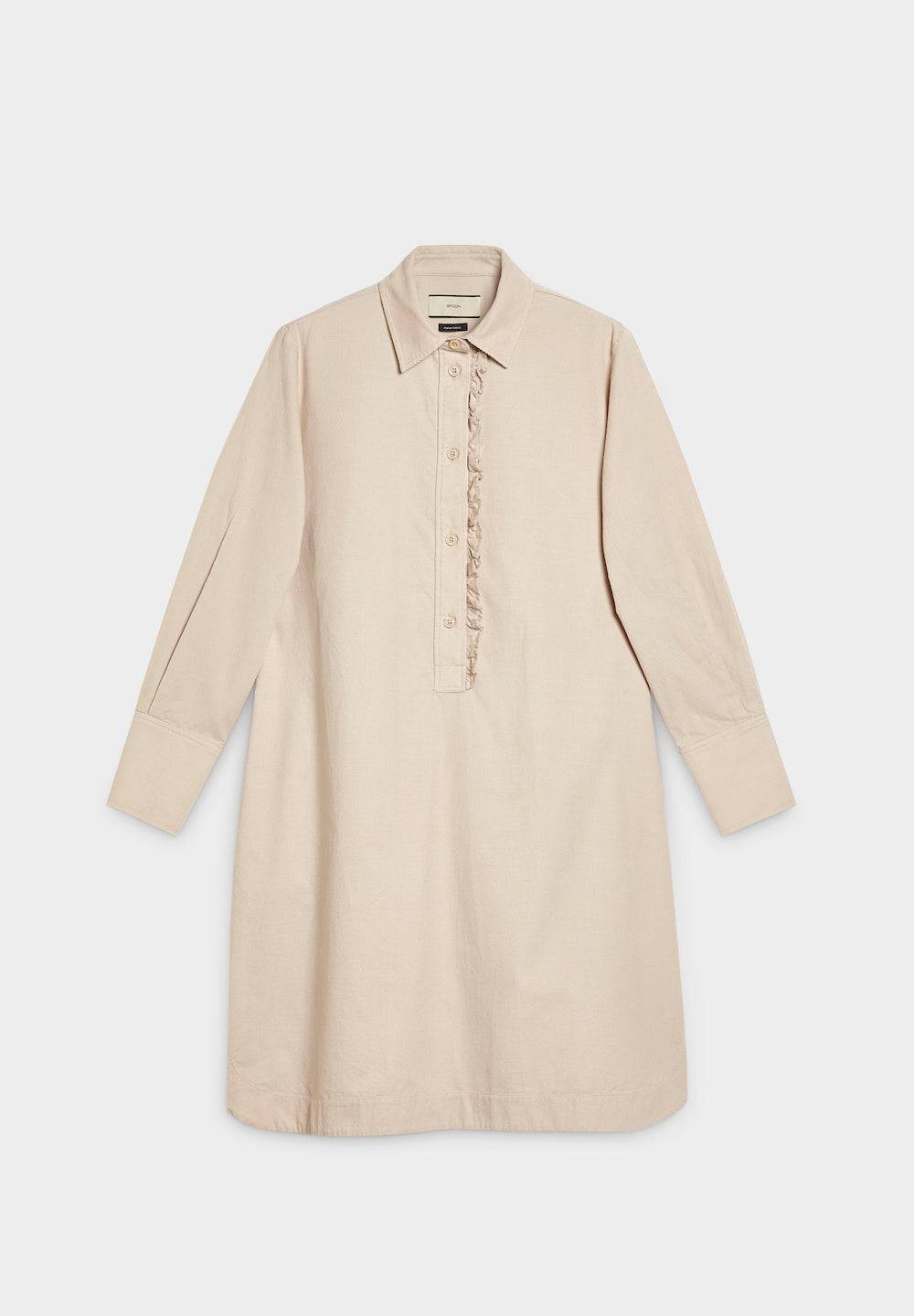 Spoon Golf Ruffle Placket Cord Dress