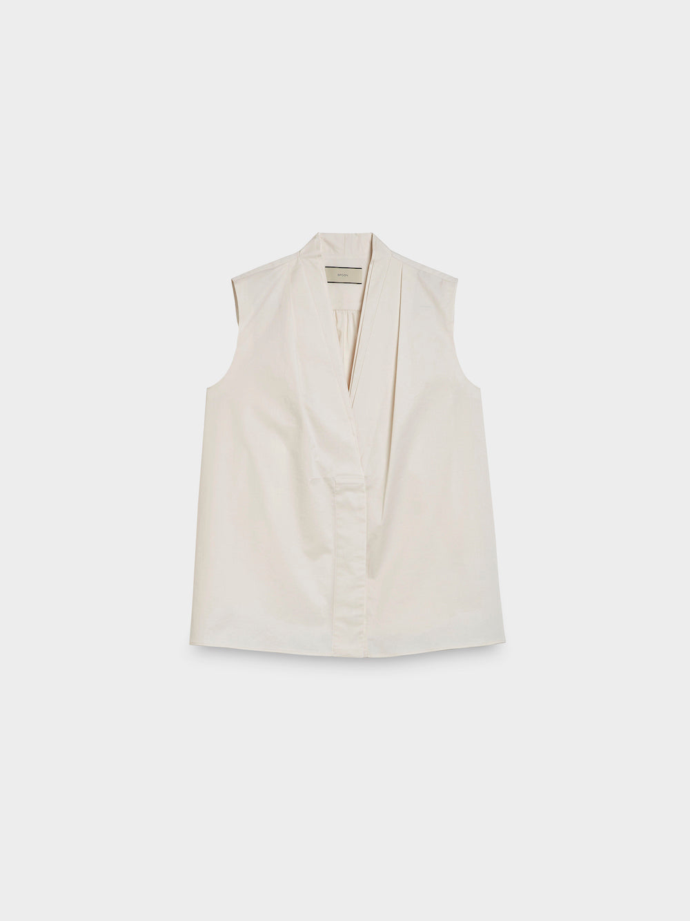 Spoon Golf Blouse with V-Neckline and Pleats