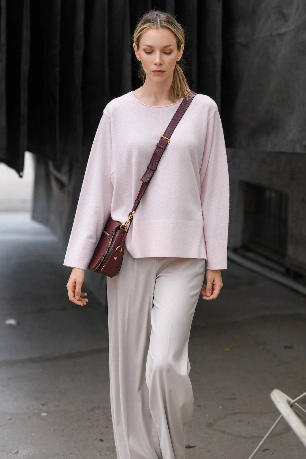 Spoon Golf Reversed Seam Cashmere Sweater