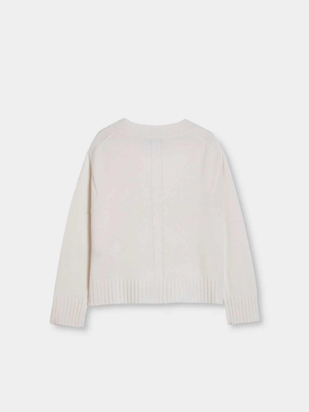Spoon Golf Back Panel Wool- Cashmere Sweater Saisonschlussverkauf