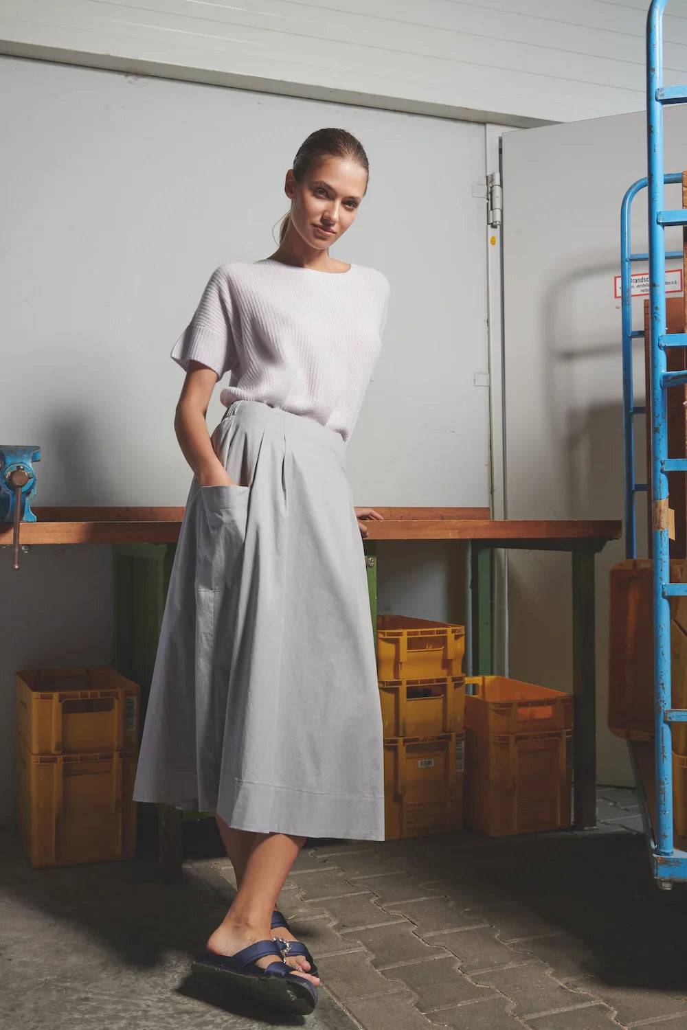 Spoon Golf Long Cargo Pleat Skirt