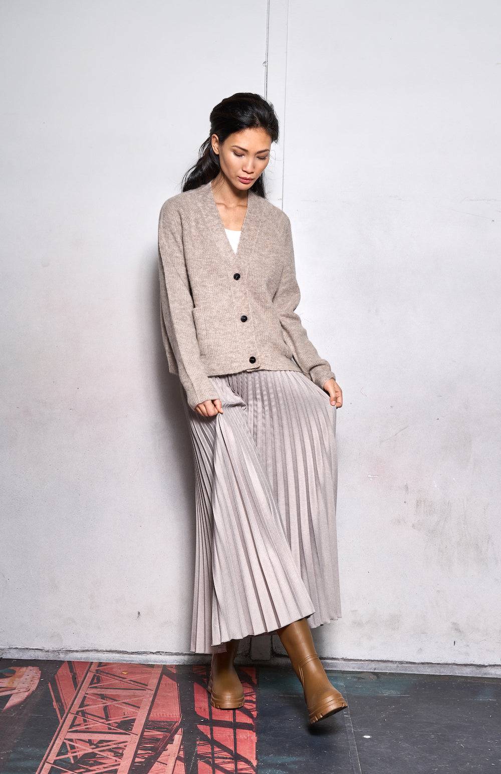 Spoon Golf Long Plissee Skirt